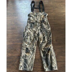 Mad Dog Real Tree Bib Overalls L Silent Shadow Dry Wear Lined Camo Hunting